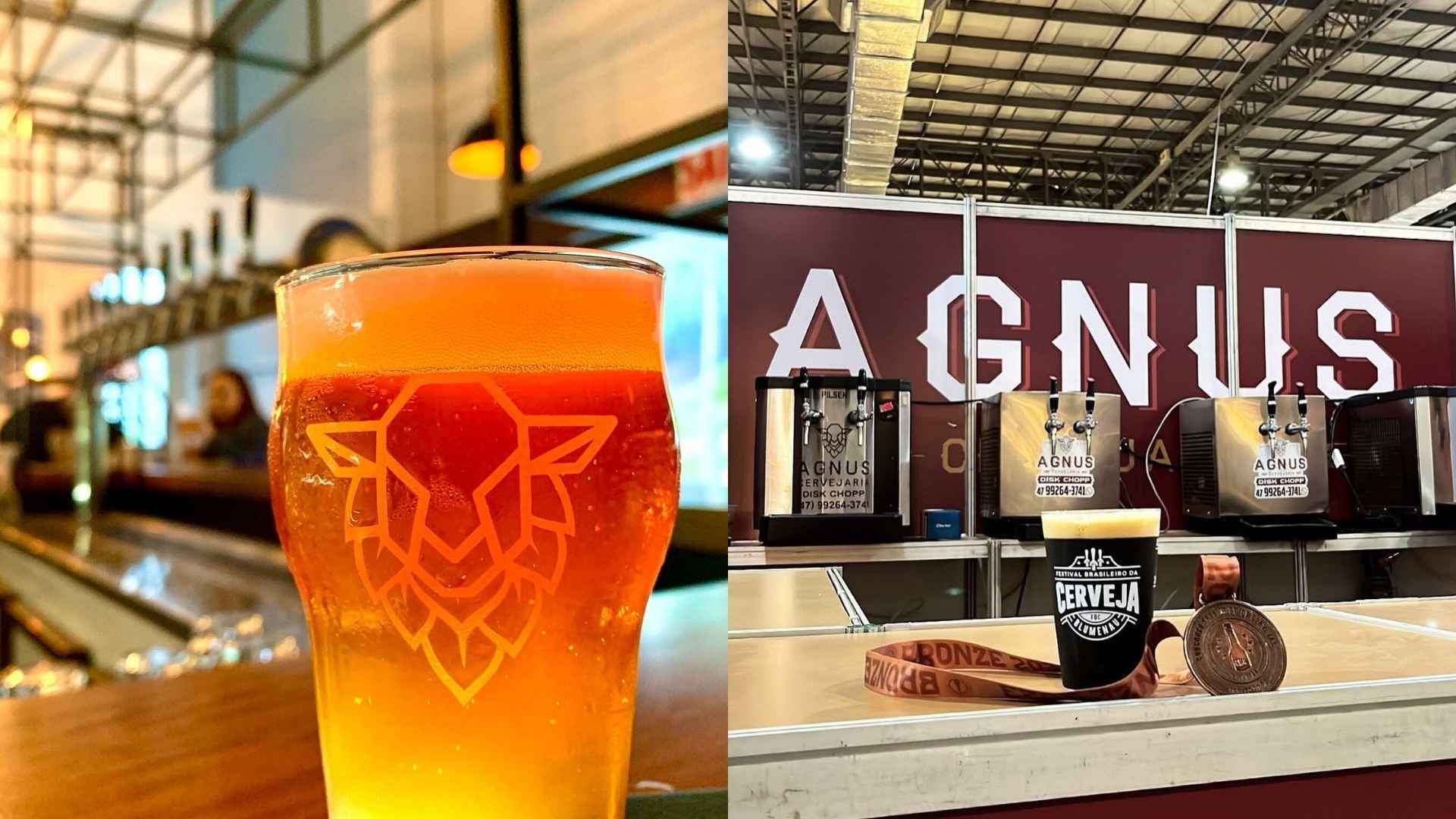 Cervejaria Agnus guarda porão com música ao vivo e chope próprio em Brusque