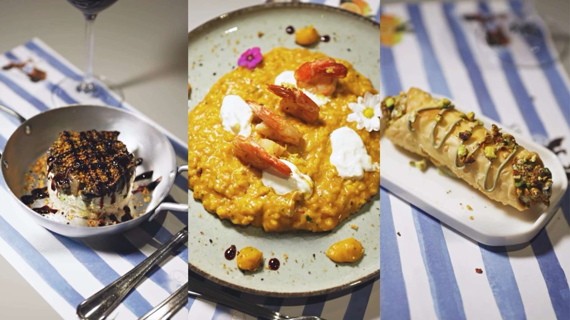 Sesto Senso leva risoto de abóbora com camarão e stracciatella ao Sabores de Itajaí, no Bravamall