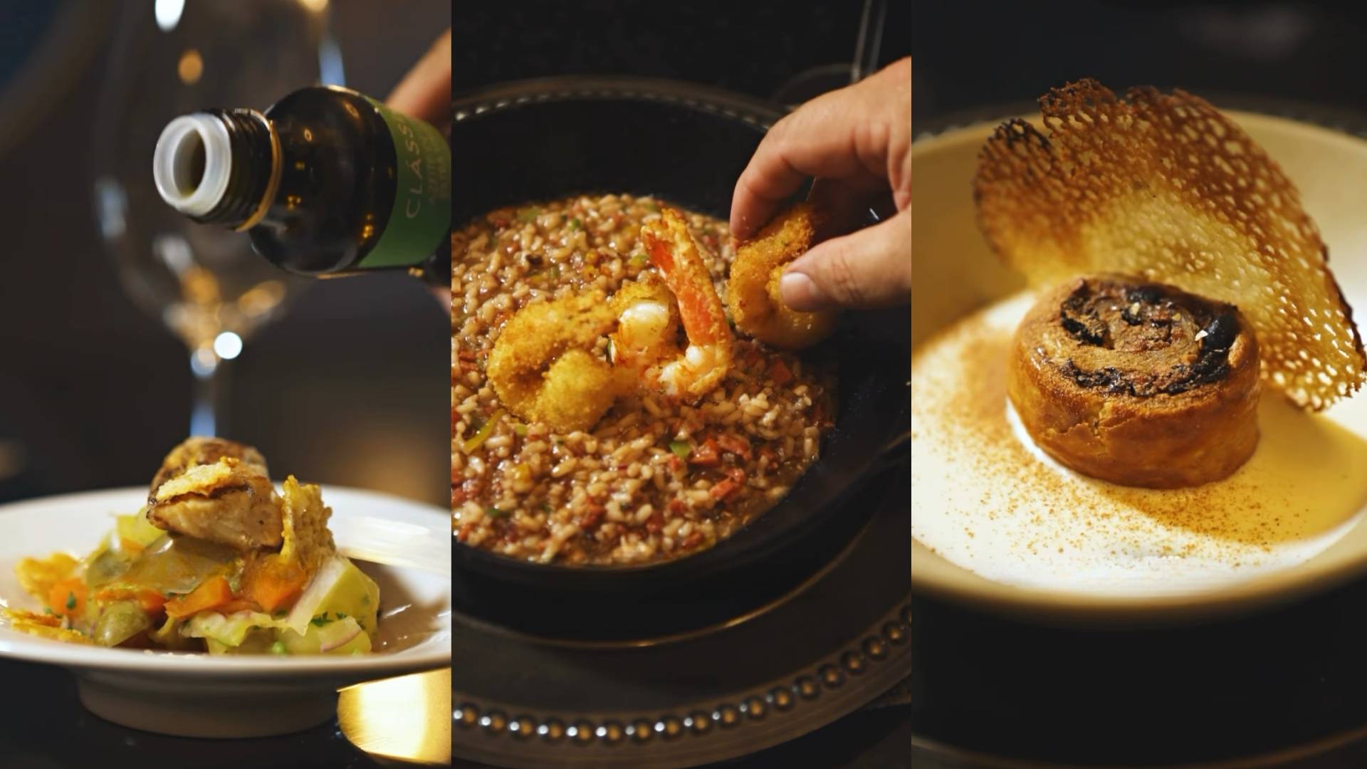 Spiaggia Bistrot serve arroz com linguiça alemã e camarão-rosa no Sabores de Itajaí, no Sandri Palace