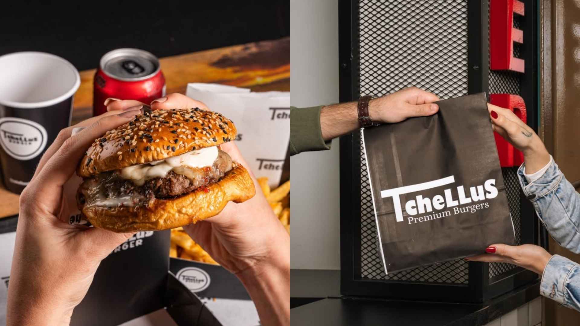Tchellus Burger monta blends de carne e pão macio no PZ Ecomall